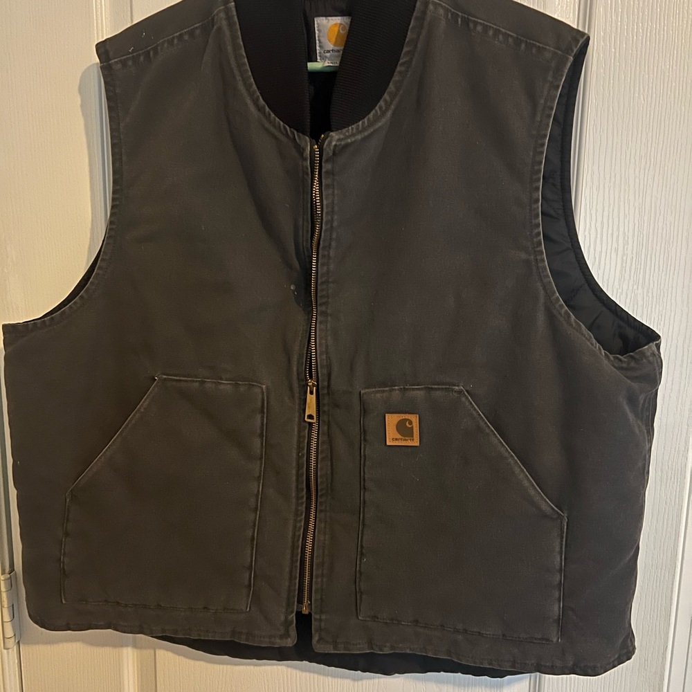 Carhartt Charcoal Work Vest